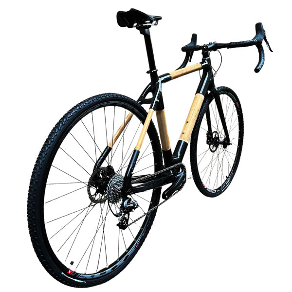 Vélo gravel en Bambou - Hyboo noir